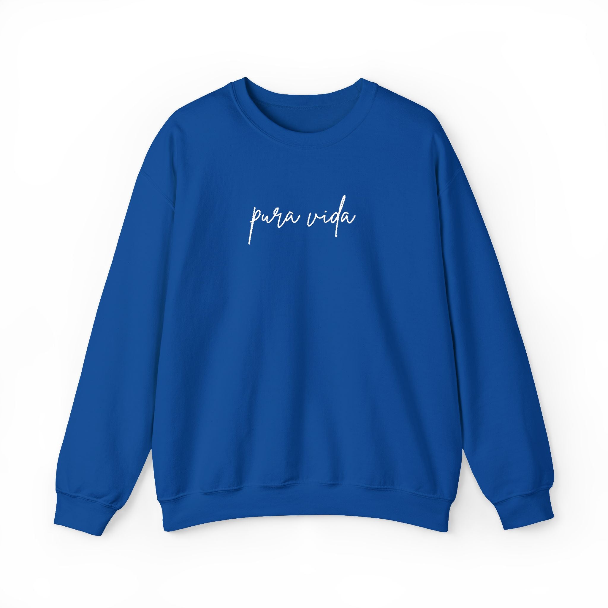 Pura Vida Embroidery Cozy Crewneck Sweatshirt