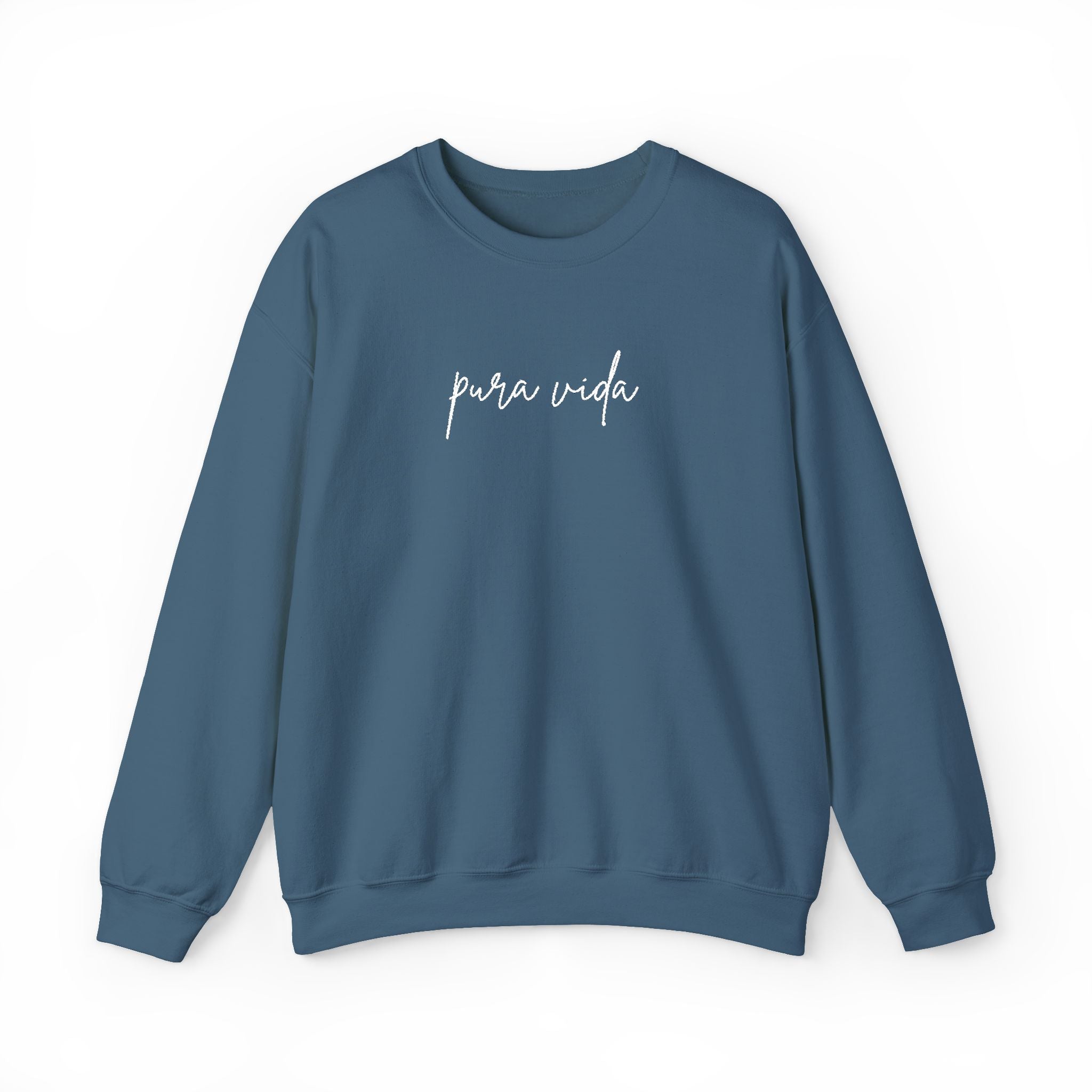 Pura Vida Embroidery Cozy Crewneck Sweatshirt