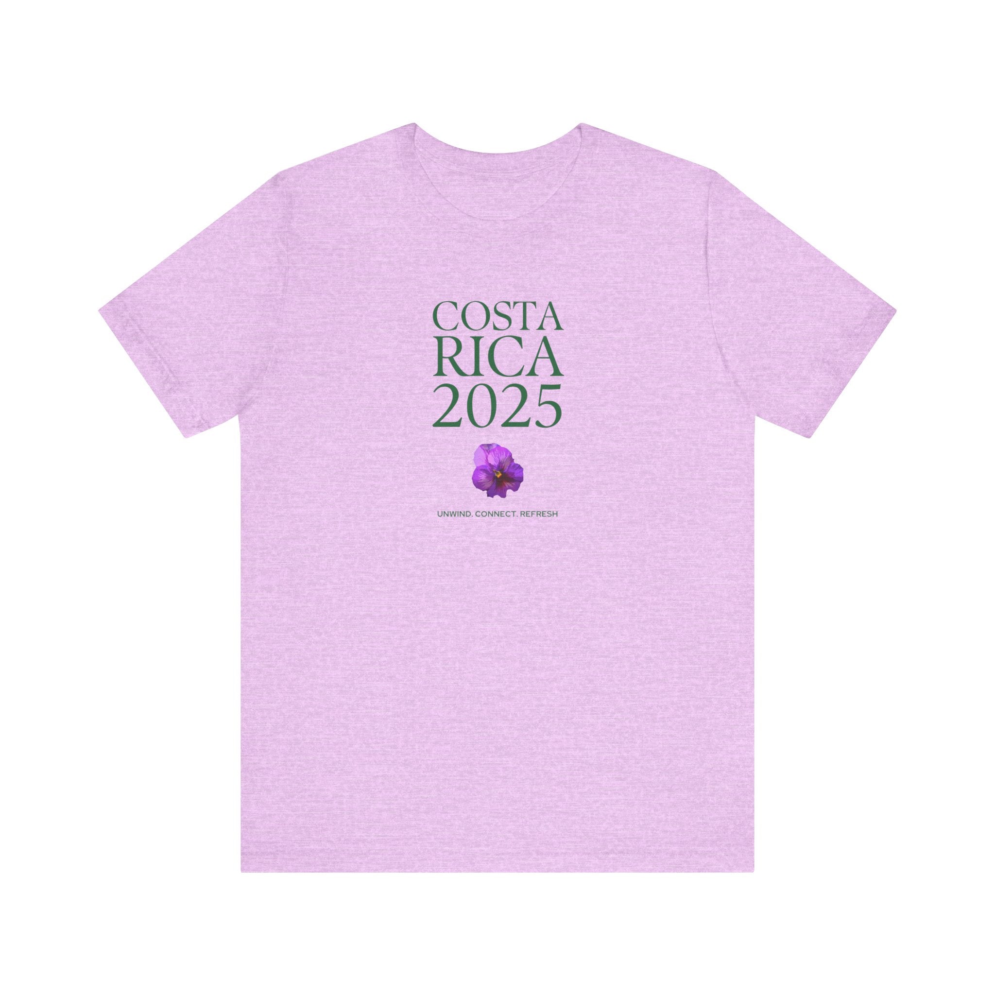Costa Rica 2025 - native flower Travel Tee | Unisex Jersey Short Sleeve Shirt