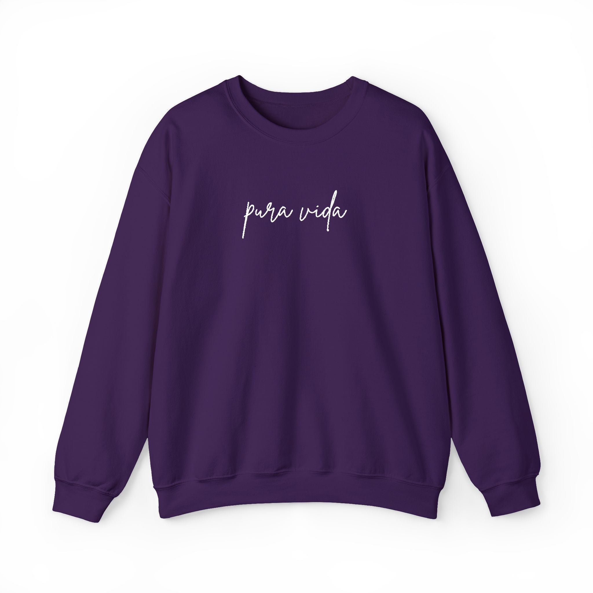 Pura Vida Embroidery Cozy Crewneck Sweatshirt