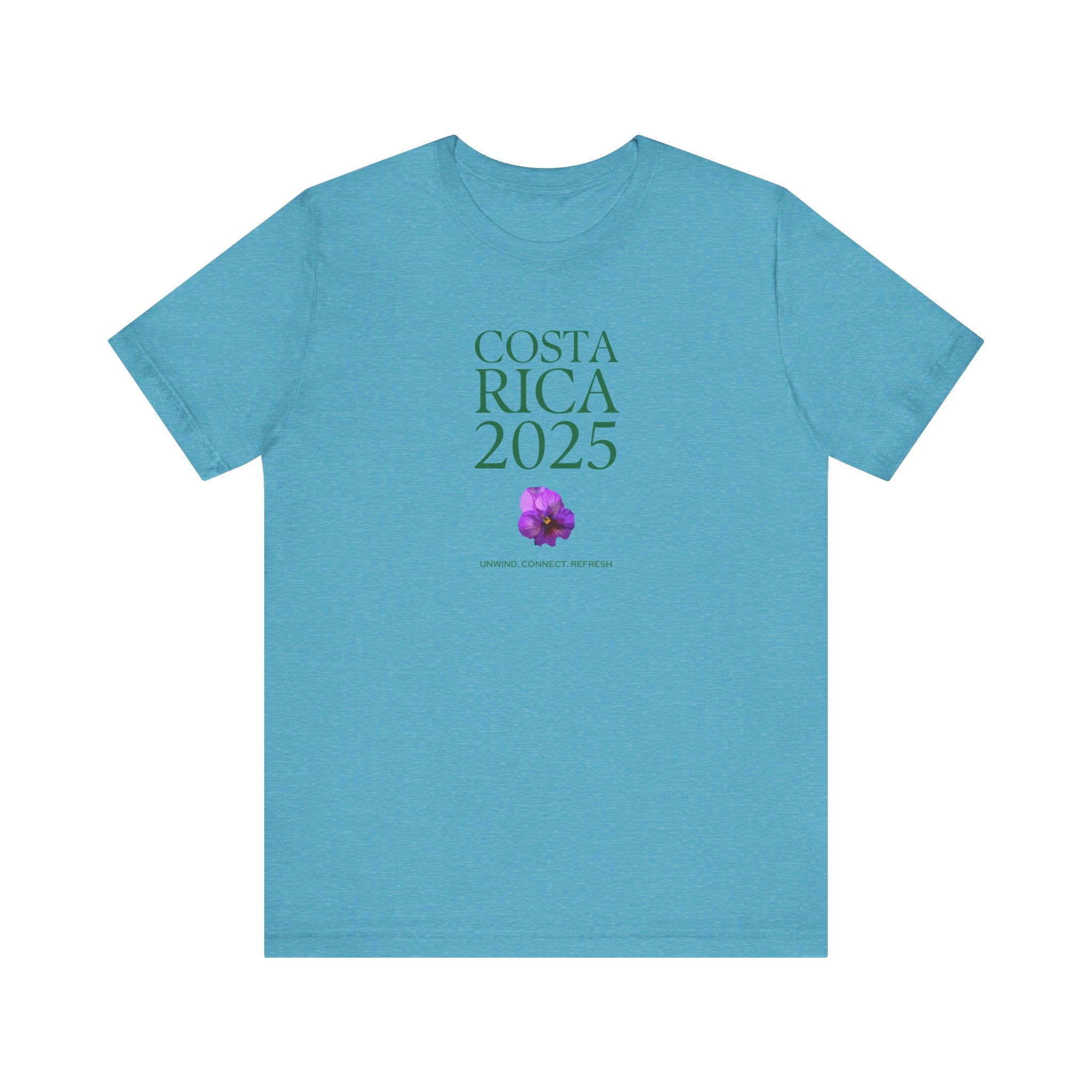Costa Rica 2025 - native flower Travel Tee | Unisex Jersey Short Sleeve Shirt