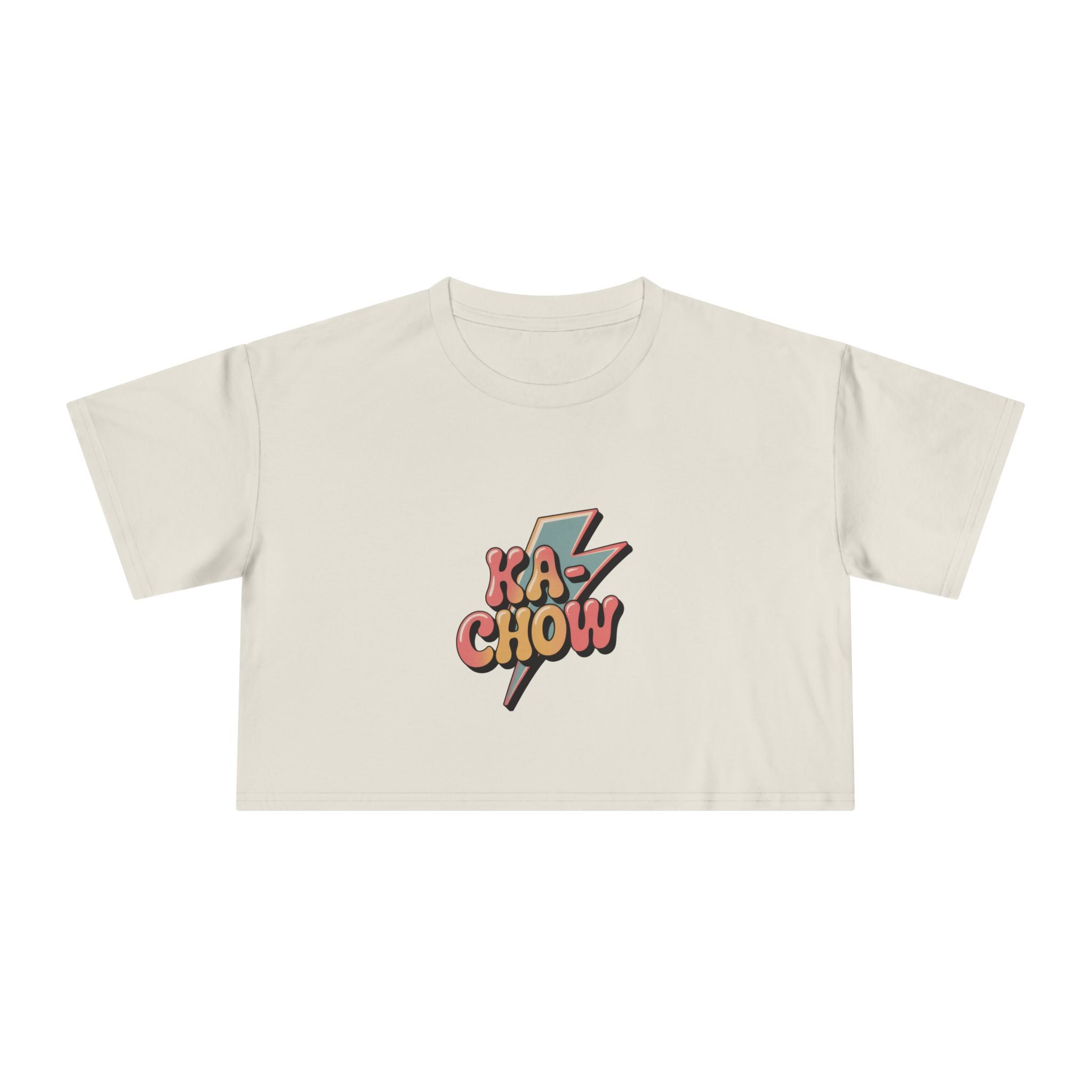 'Ka-Chow'- Snarky Snippets Tween Exclusive--Crop Tee
