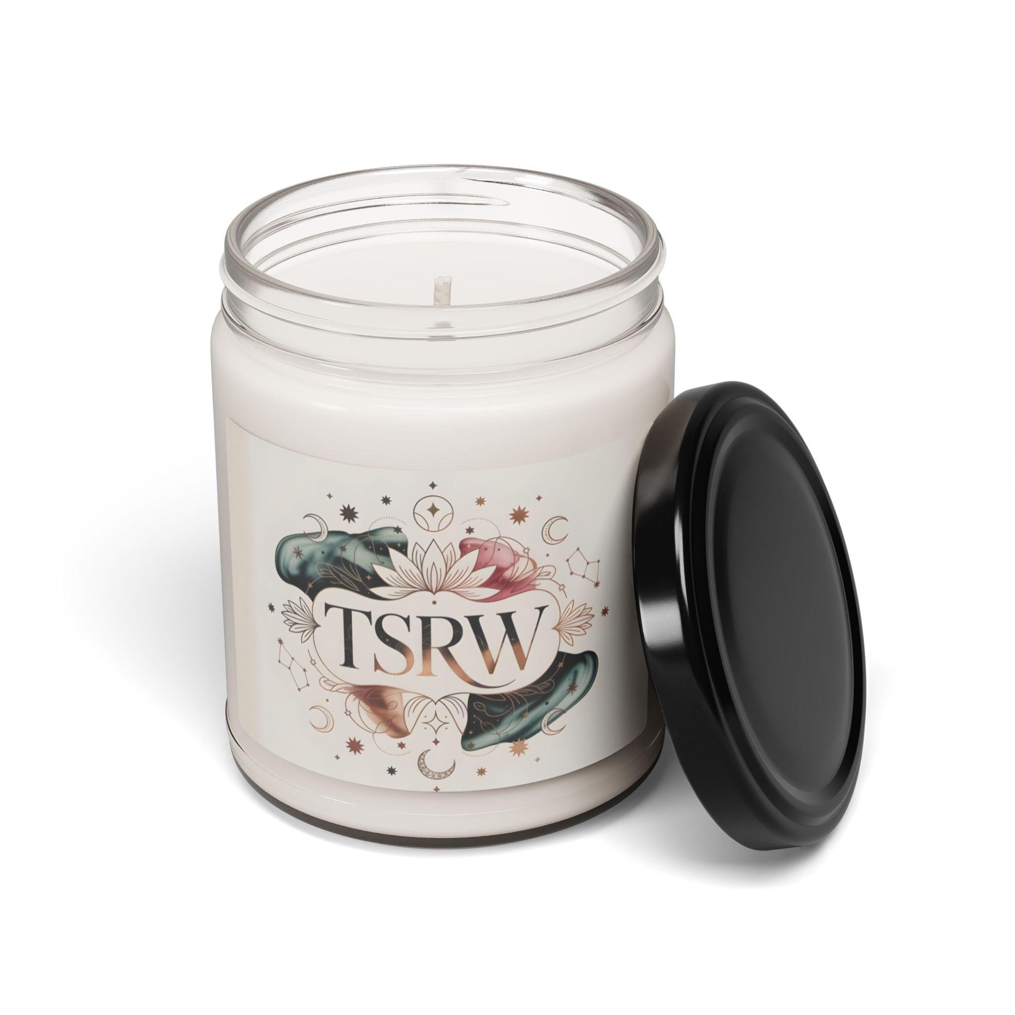 TSRW Botanical Scented Soy Candle 9oz — Floral Calm Aromatherapy Jar (9 scents available)