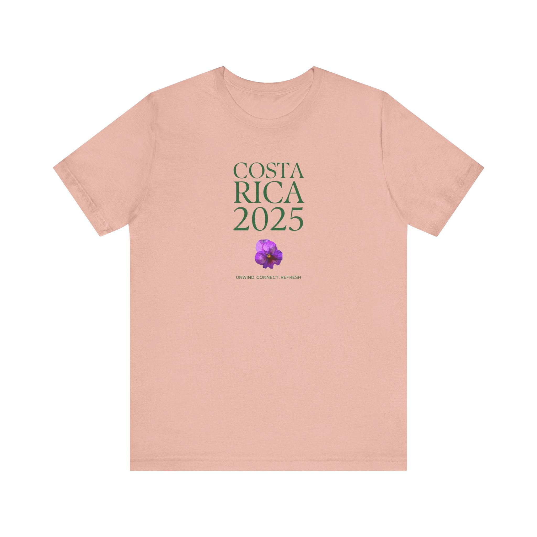Costa Rica 2025 - native flower Travel Tee | Unisex Jersey Short Sleeve Shirt
