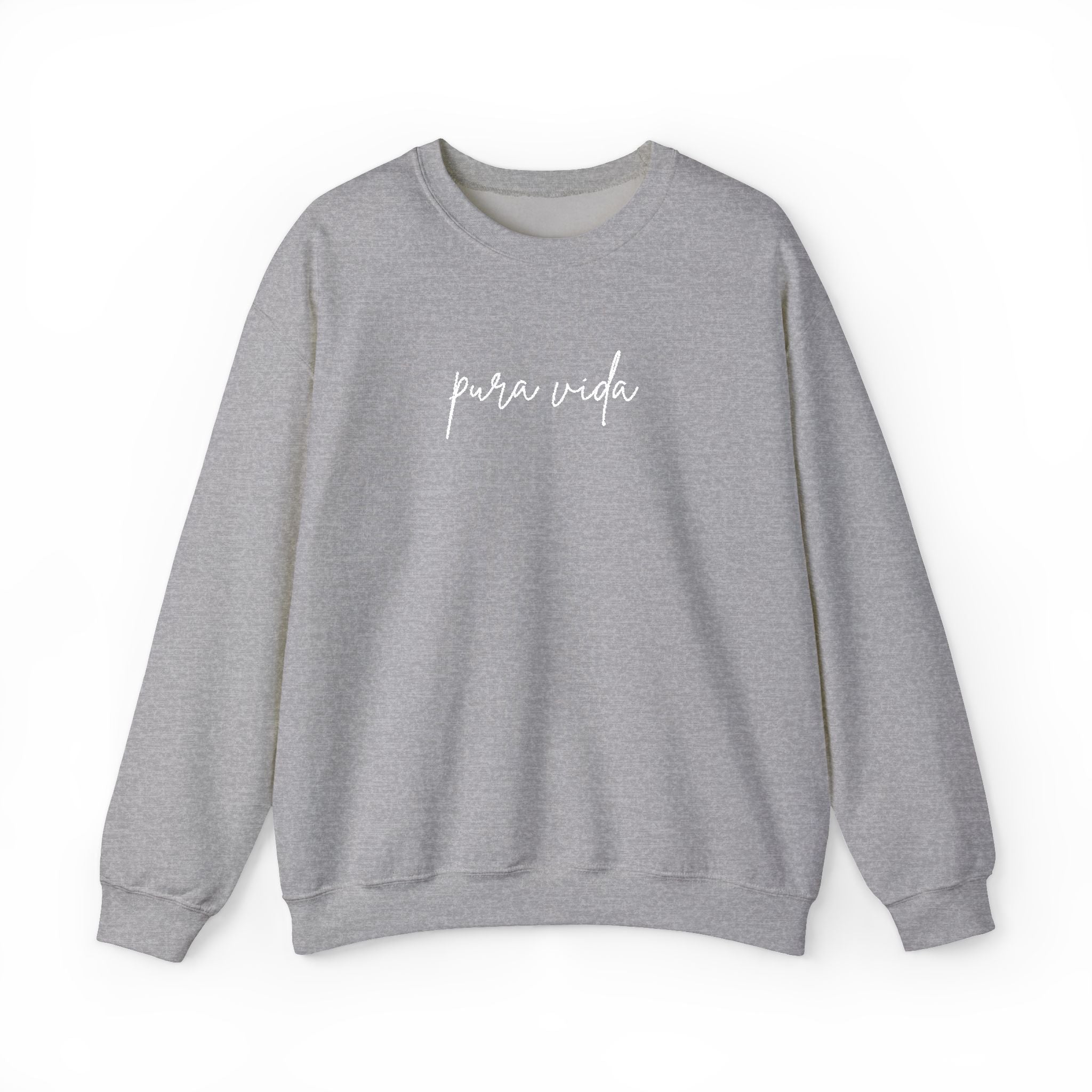 Pura Vida Embroidery Cozy Crewneck Sweatshirt