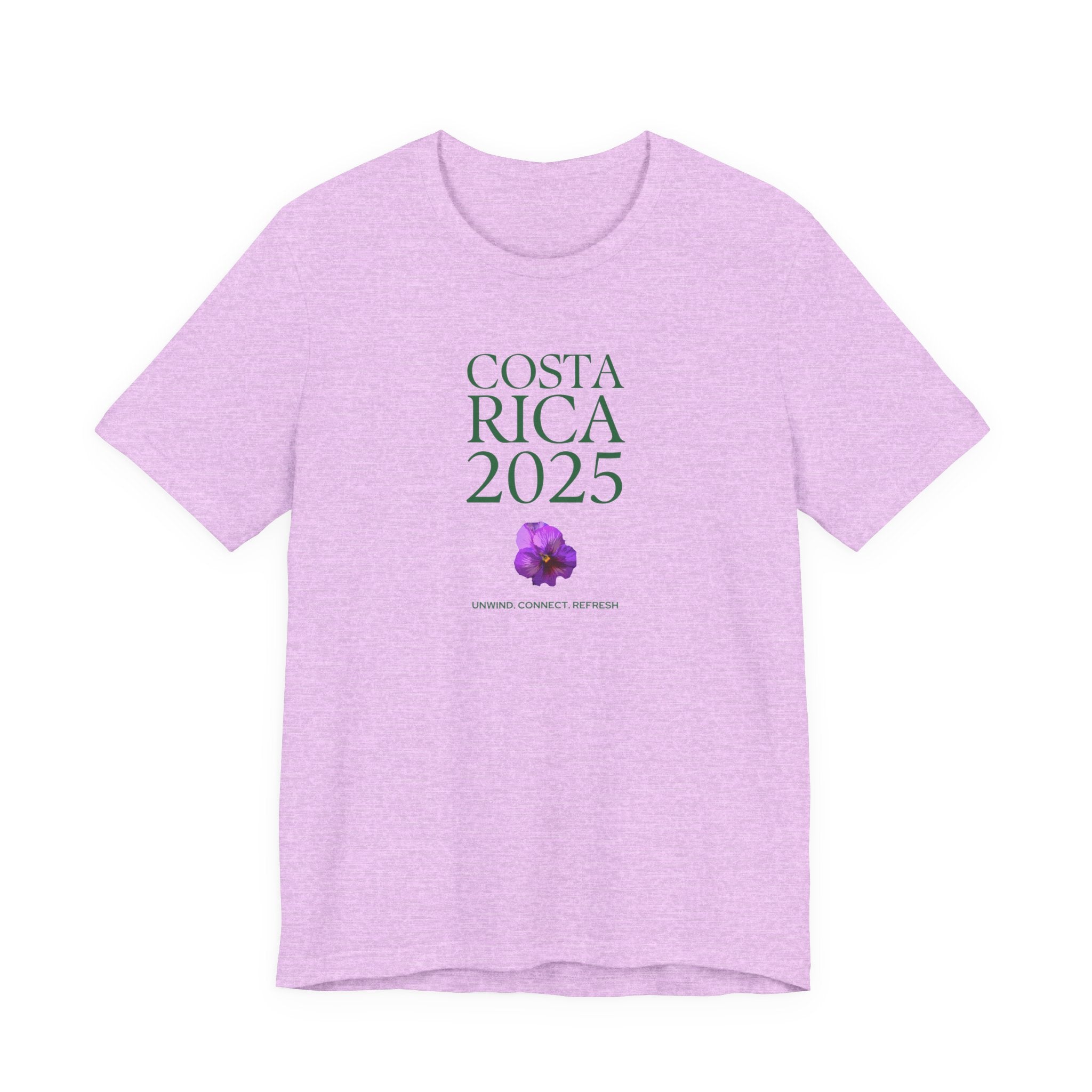 Costa Rica 2025 - native flower Travel Tee | Unisex Jersey Short Sleeve Shirt
