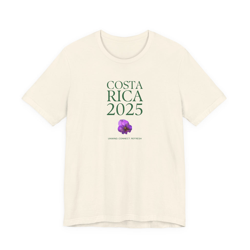 Costa Rica 2025 - native flower Travel Tee | Unisex Jersey Short Sleeve Shirt