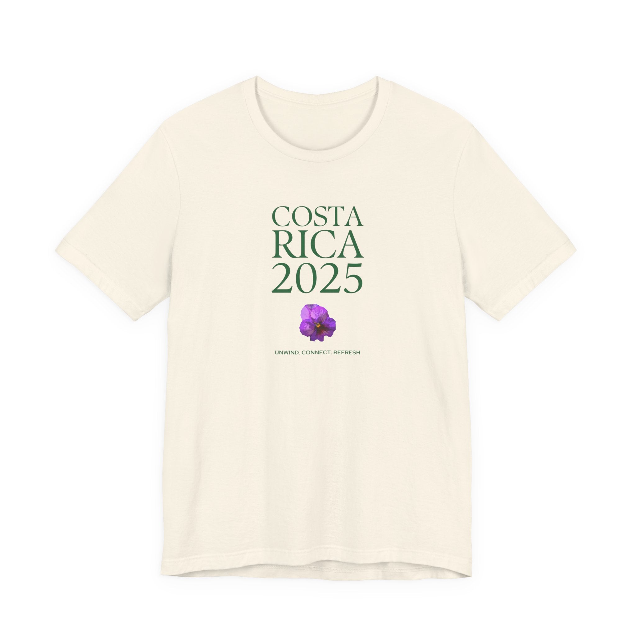 Costa Rica 2025 - native flower Travel Tee | Unisex Jersey Short Sleeve Shirt