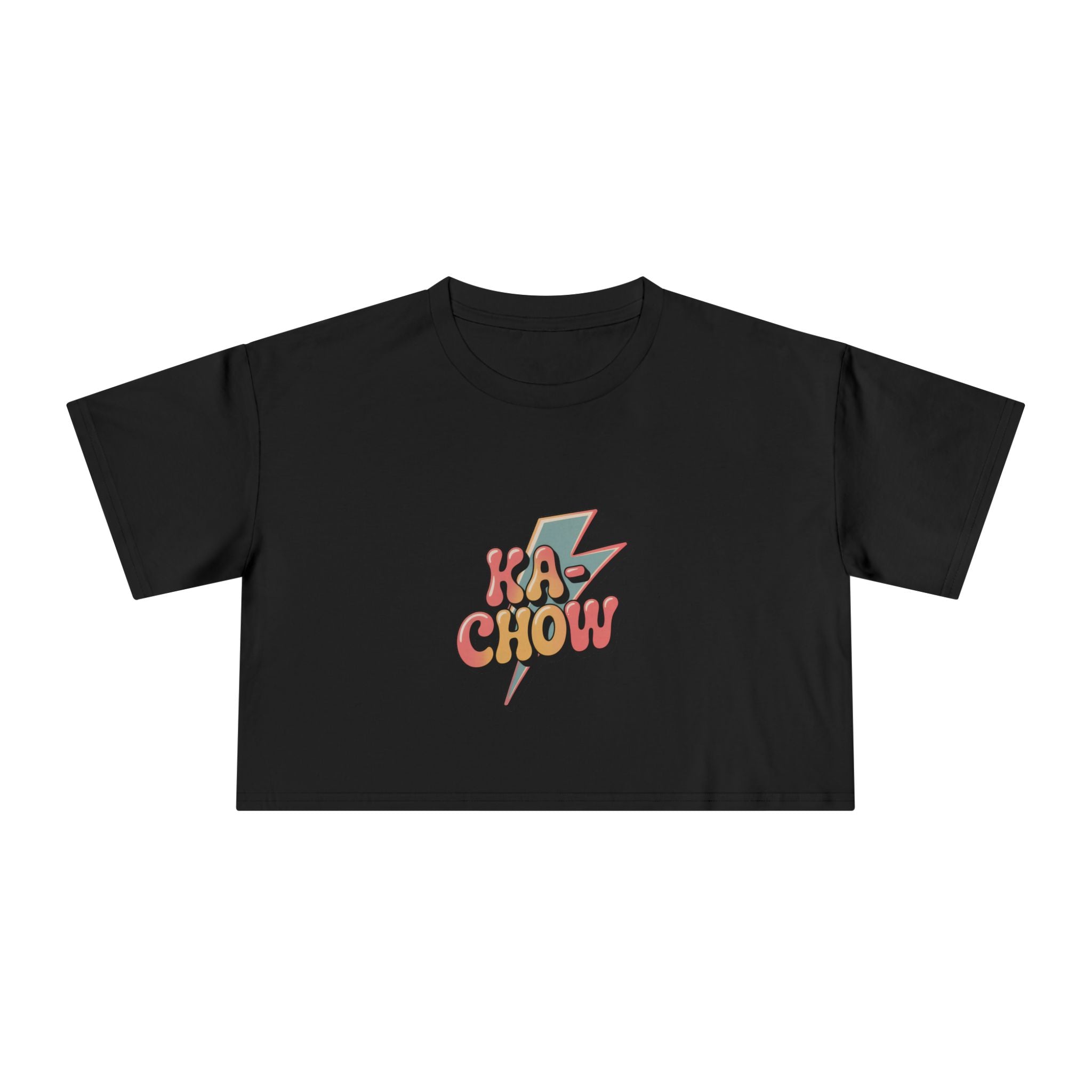 'Ka-Chow'- Snarky Snippets Tween Exclusive--Crop Tee
