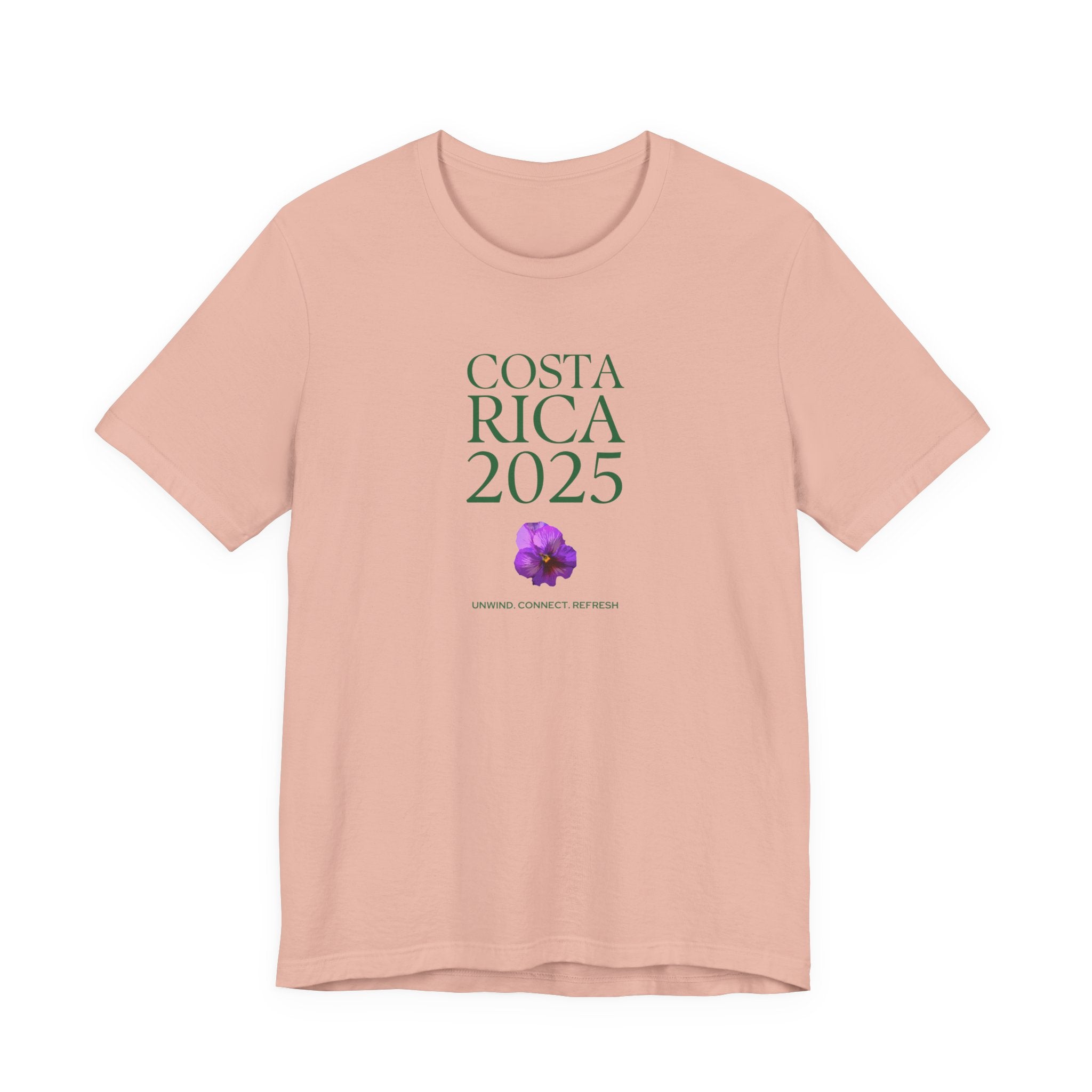 Costa Rica 2025 - native flower Travel Tee | Unisex Jersey Short Sleeve Shirt