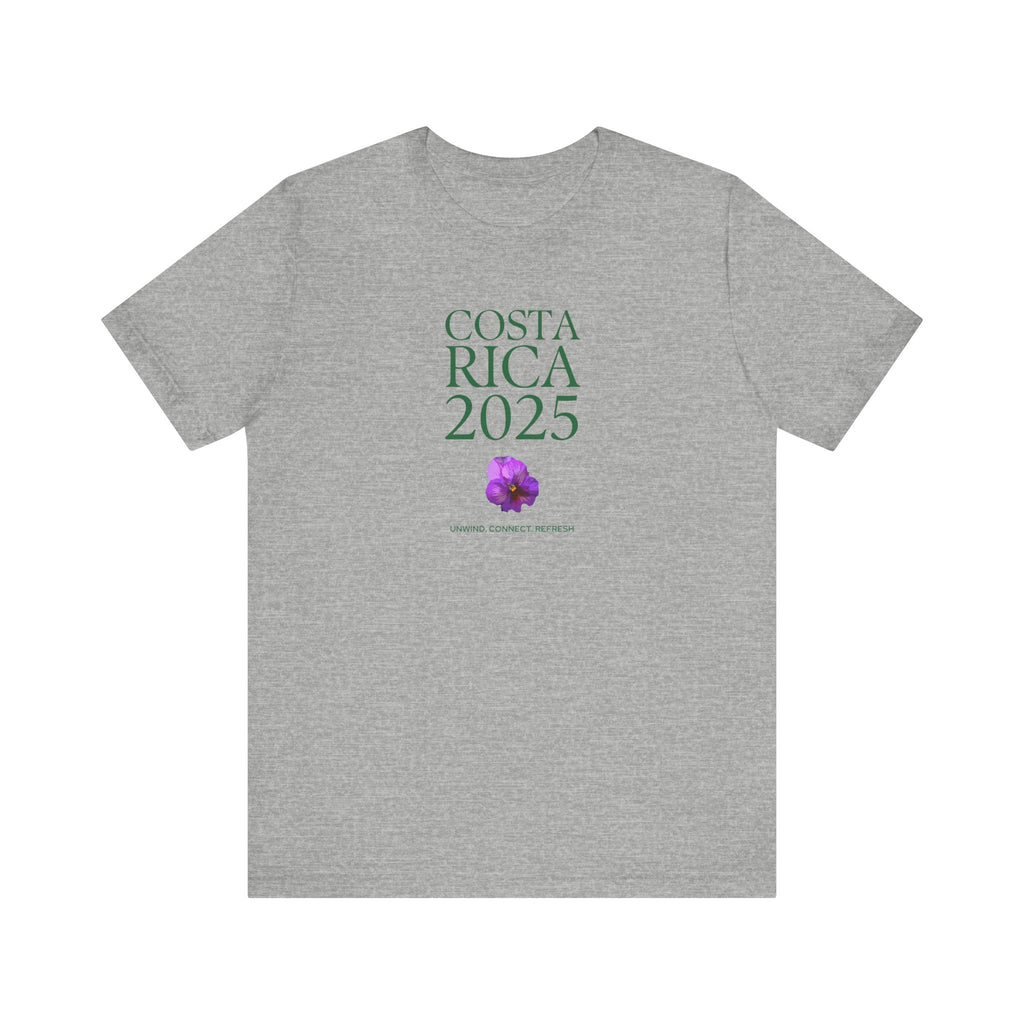 Costa Rica 2025 - native flower Travel Tee | Unisex Jersey Short Sleeve Shirt