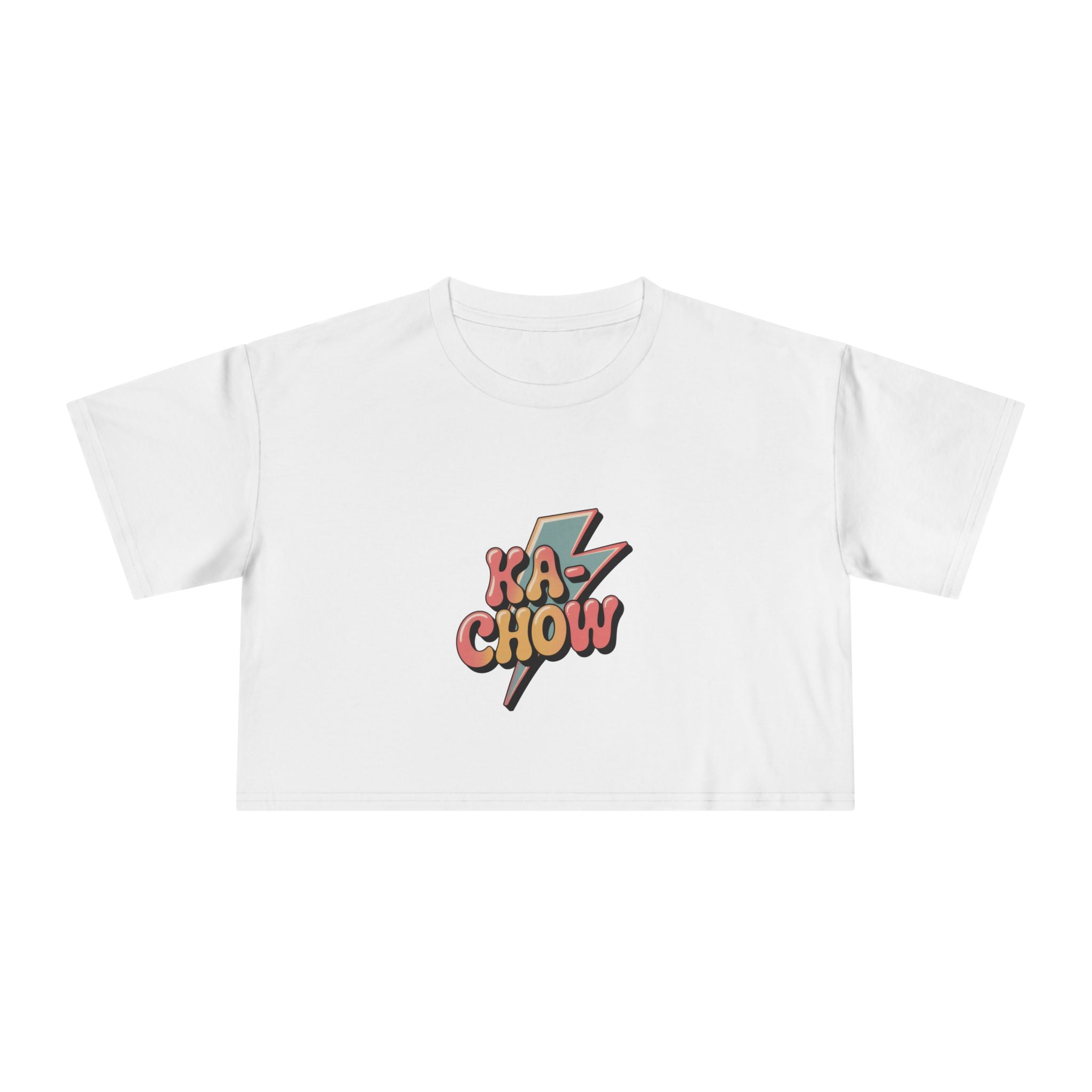 'Ka-Chow'- Snarky Snippets Tween Exclusive--Crop Tee