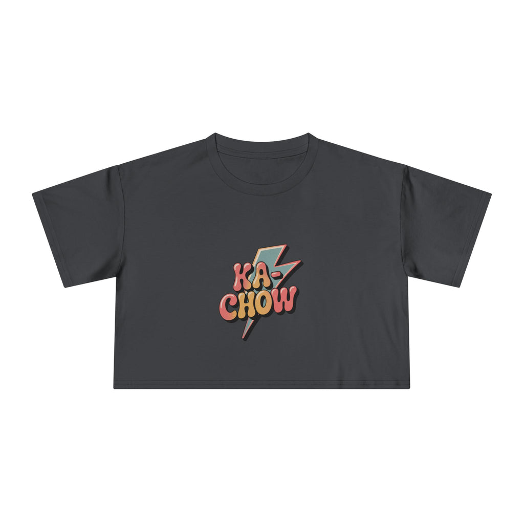 'Ka-Chow'- Snarky Snippets Tween Exclusive--Crop Tee
