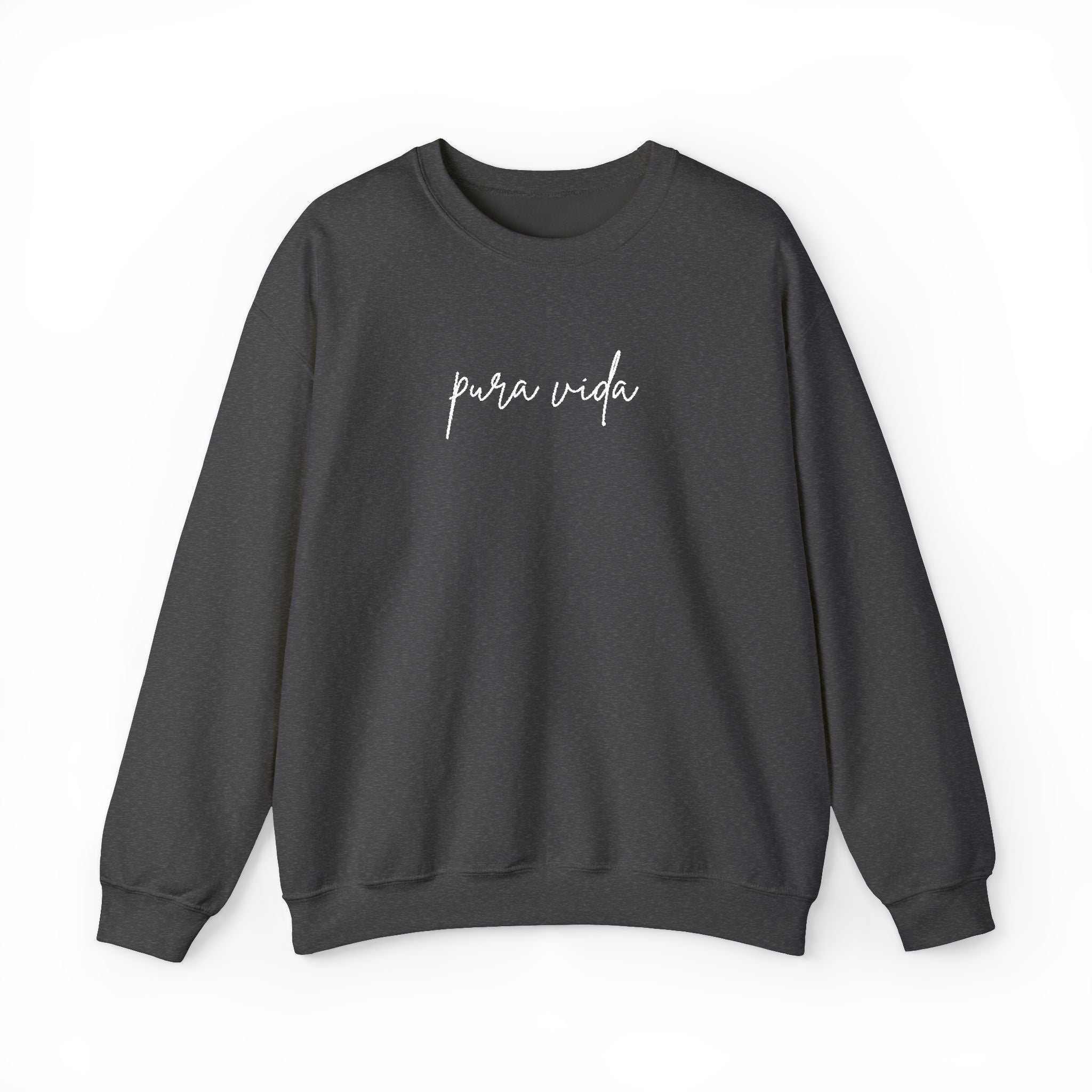 Pura Vida Embroidery Cozy Crewneck Sweatshirt
