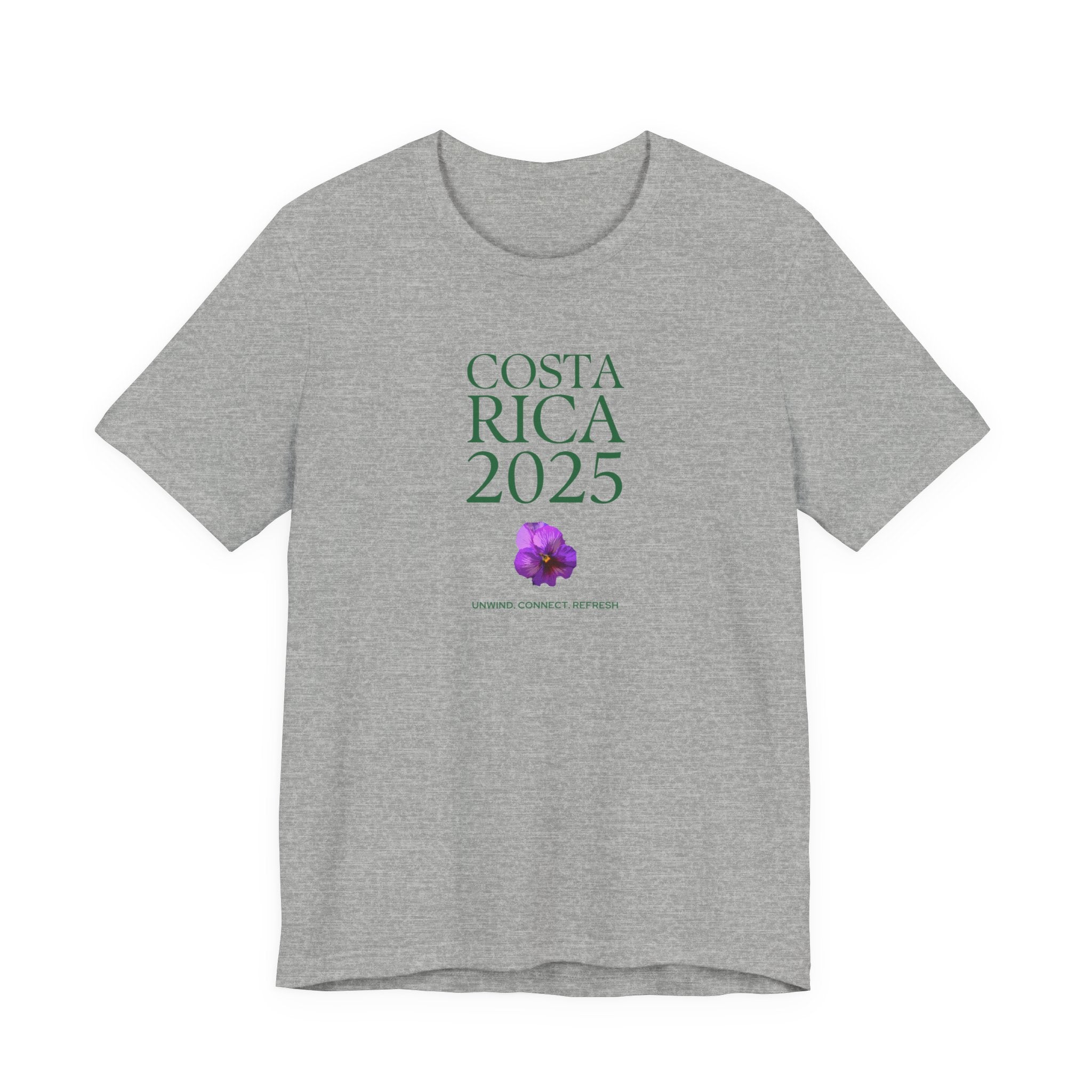 Costa Rica 2025 - native flower Travel Tee | Unisex Jersey Short Sleeve Shirt