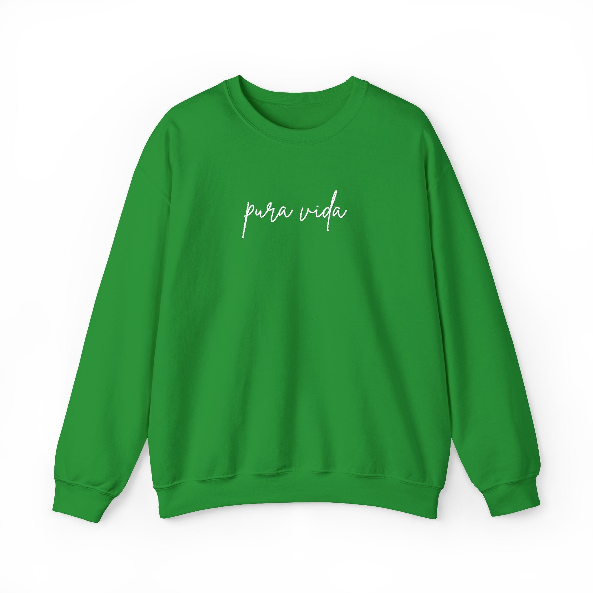 Pura Vida Embroidery Cozy Crewneck Sweatshirt