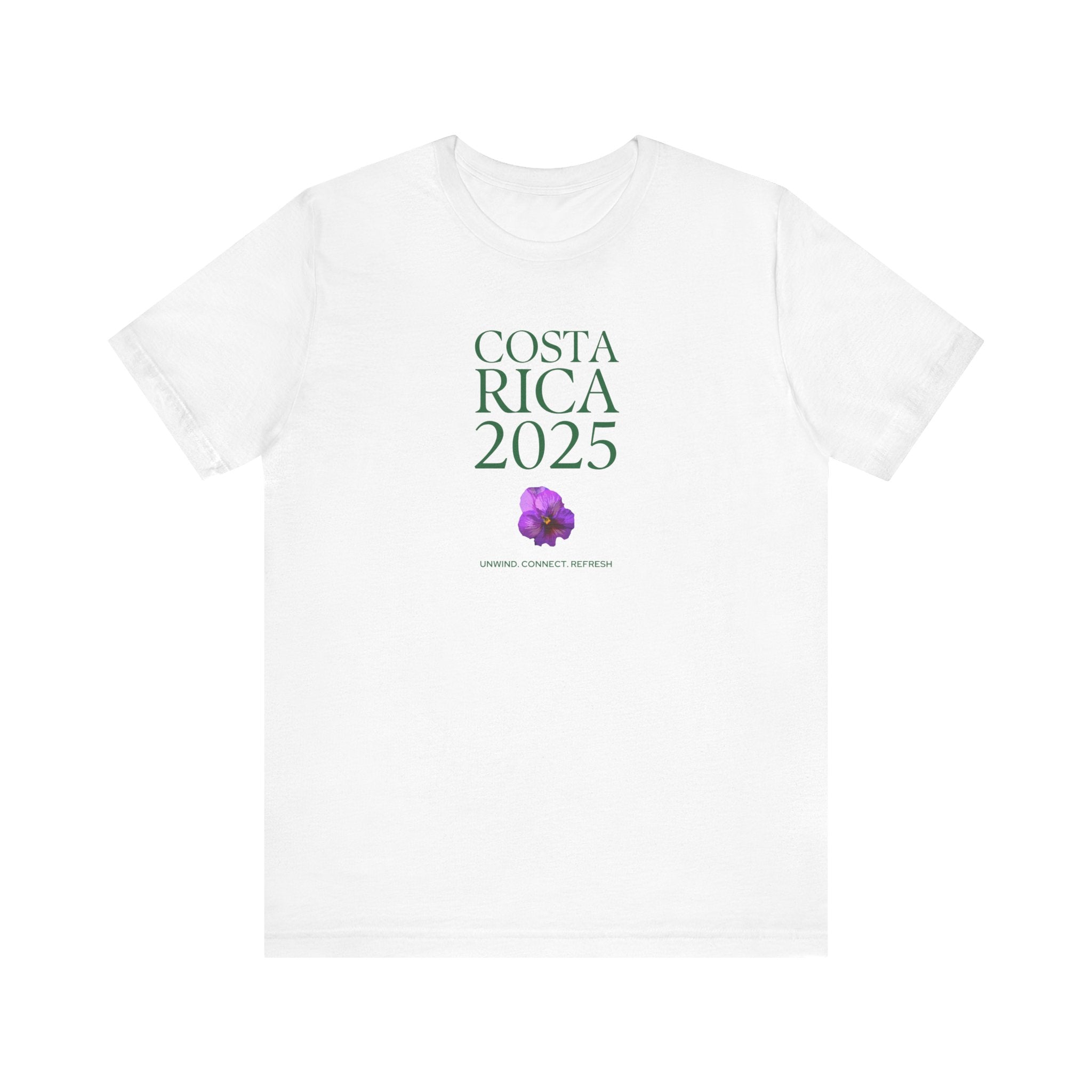 Costa Rica 2025 - native flower Travel Tee | Unisex Jersey Short Sleeve Shirt