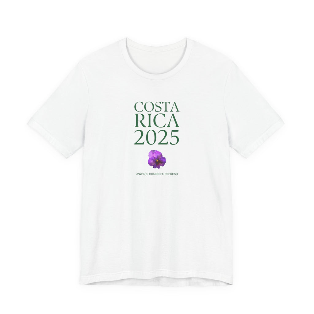 Costa Rica 2025 - native flower Travel Tee | Unisex Jersey Short Sleeve Shirt