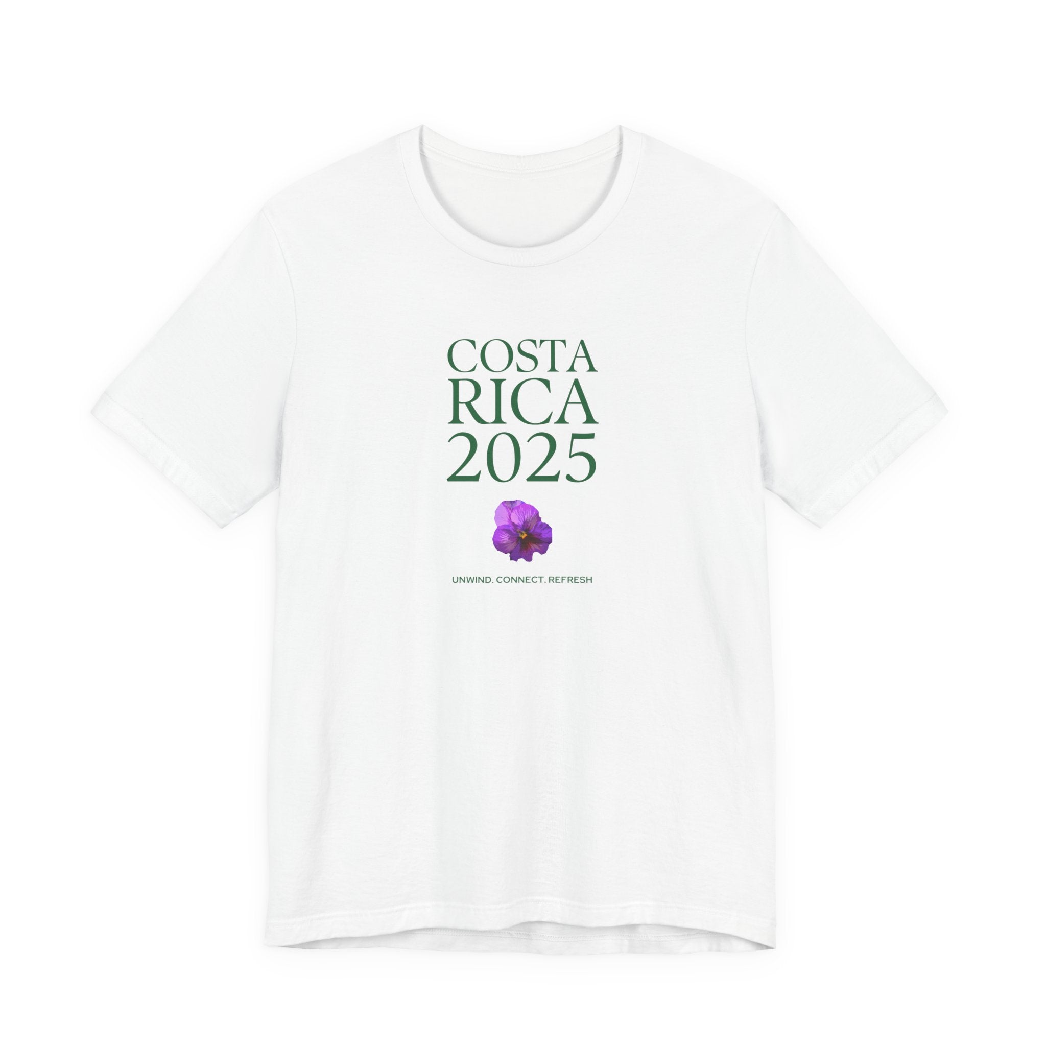 Costa Rica 2025 - native flower Travel Tee | Unisex Jersey Short Sleeve Shirt