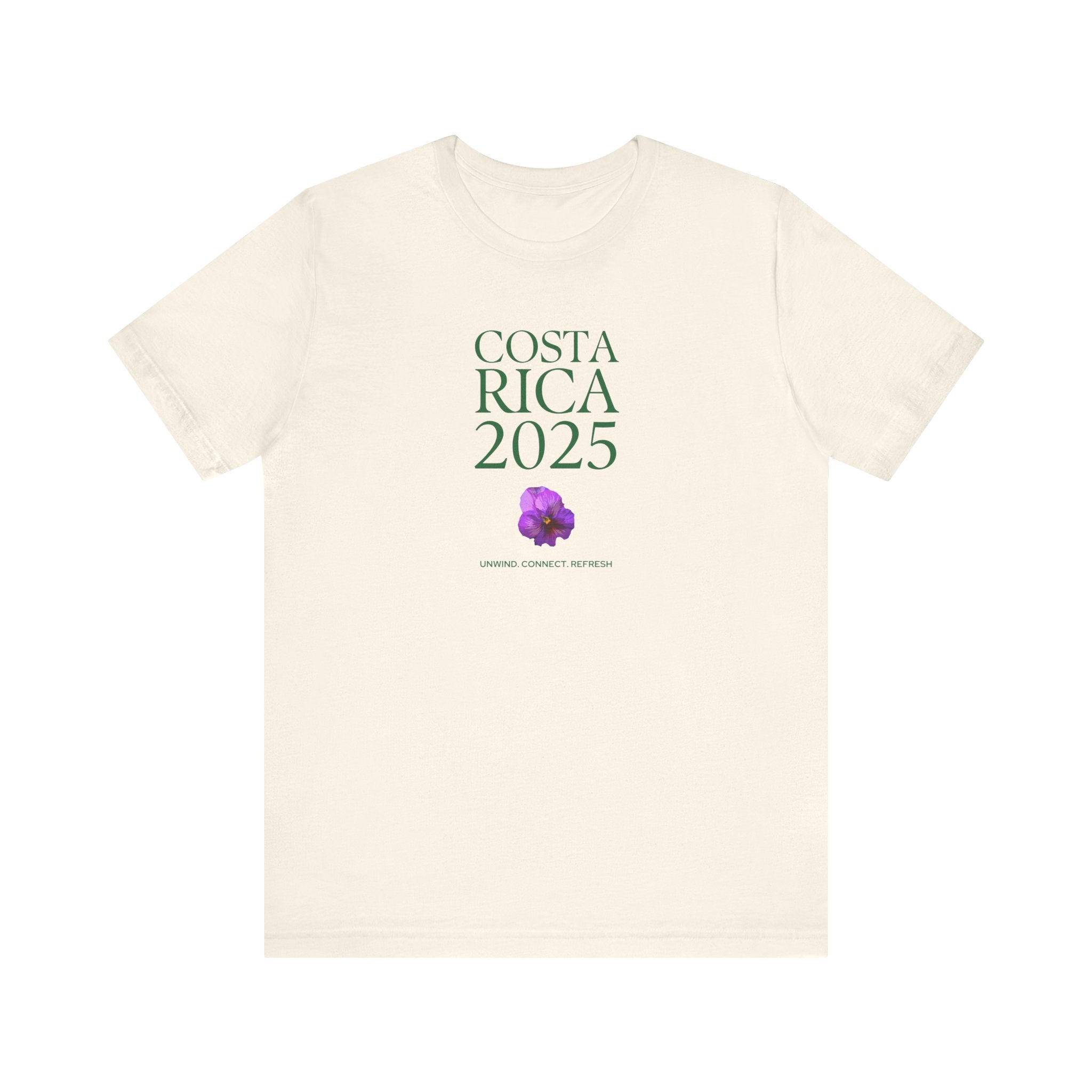 Costa Rica 2025 - native flower Travel Tee | Unisex Jersey Short Sleeve Shirt